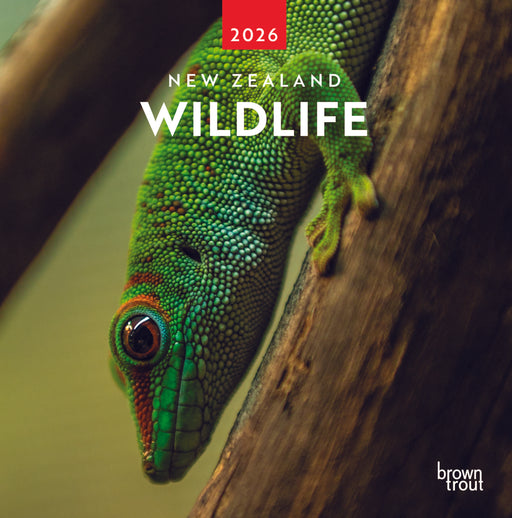 New Zealand Wildlife 2026 Square Wall Calendar