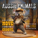 Aussie Animals, Move with the Groove 2026 Square Wall Calendar