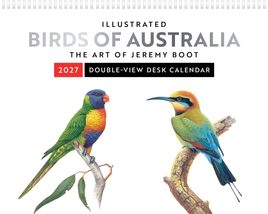 Birds of Australia by Jeremy Boot 2027 Desk Easel