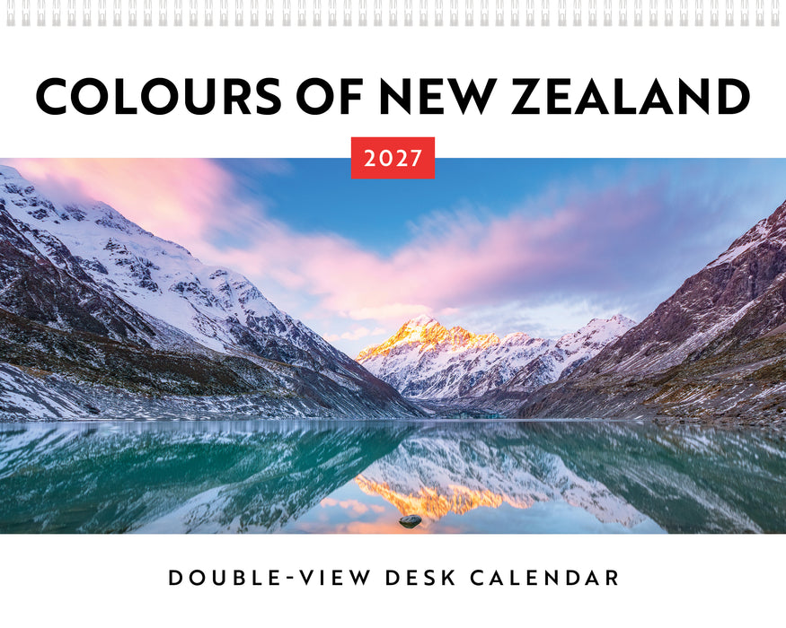 Colours of New Zealand 2027 Desk Easel