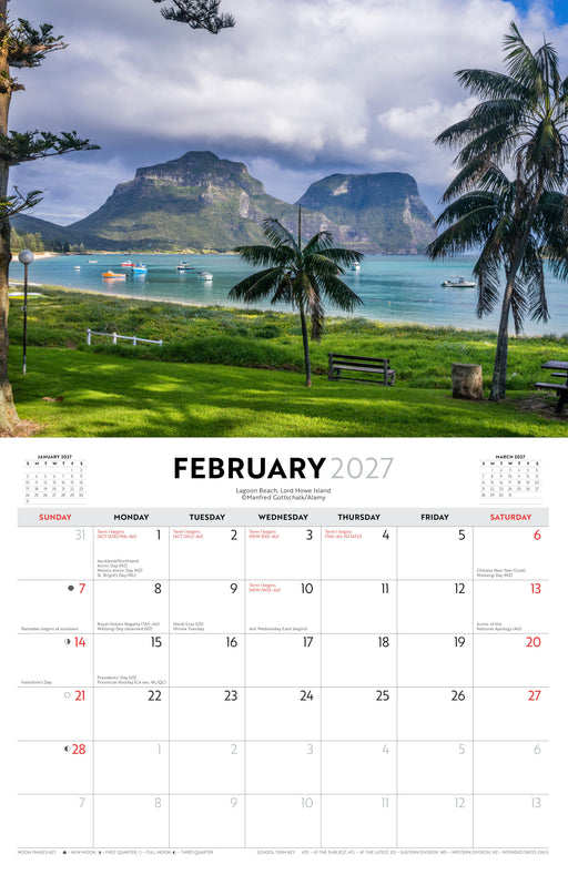 Sydney and New South Wales 2027 Wall Calendar
