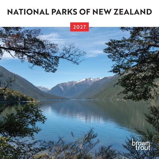 National Parks of New Zealand 2027 Mini Wall Calendar