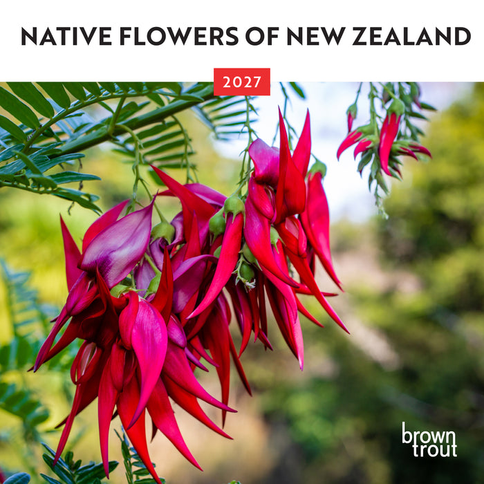 New Zealand Native Flowers 2027 Mini Wall Calendar
