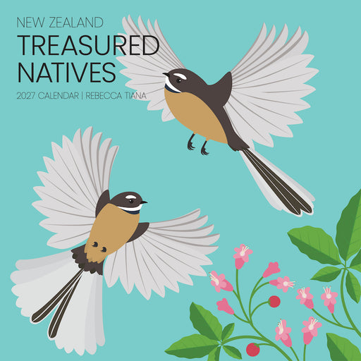 New Zealand Treasured Natives 2027 Mini Wall Calendar