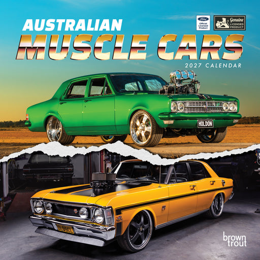 Australian Muscle Cars 2027 Square Wall Calendar