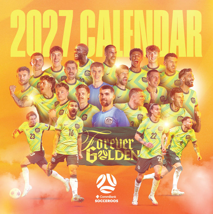 Socceroos 2027 Square Wall Calendar