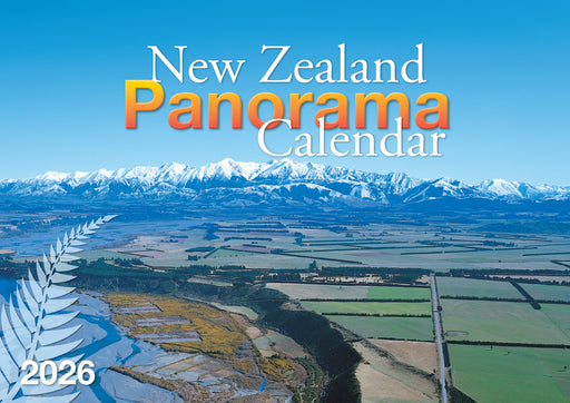 New Zealand Panorama 2026 A4 Wall Calendar