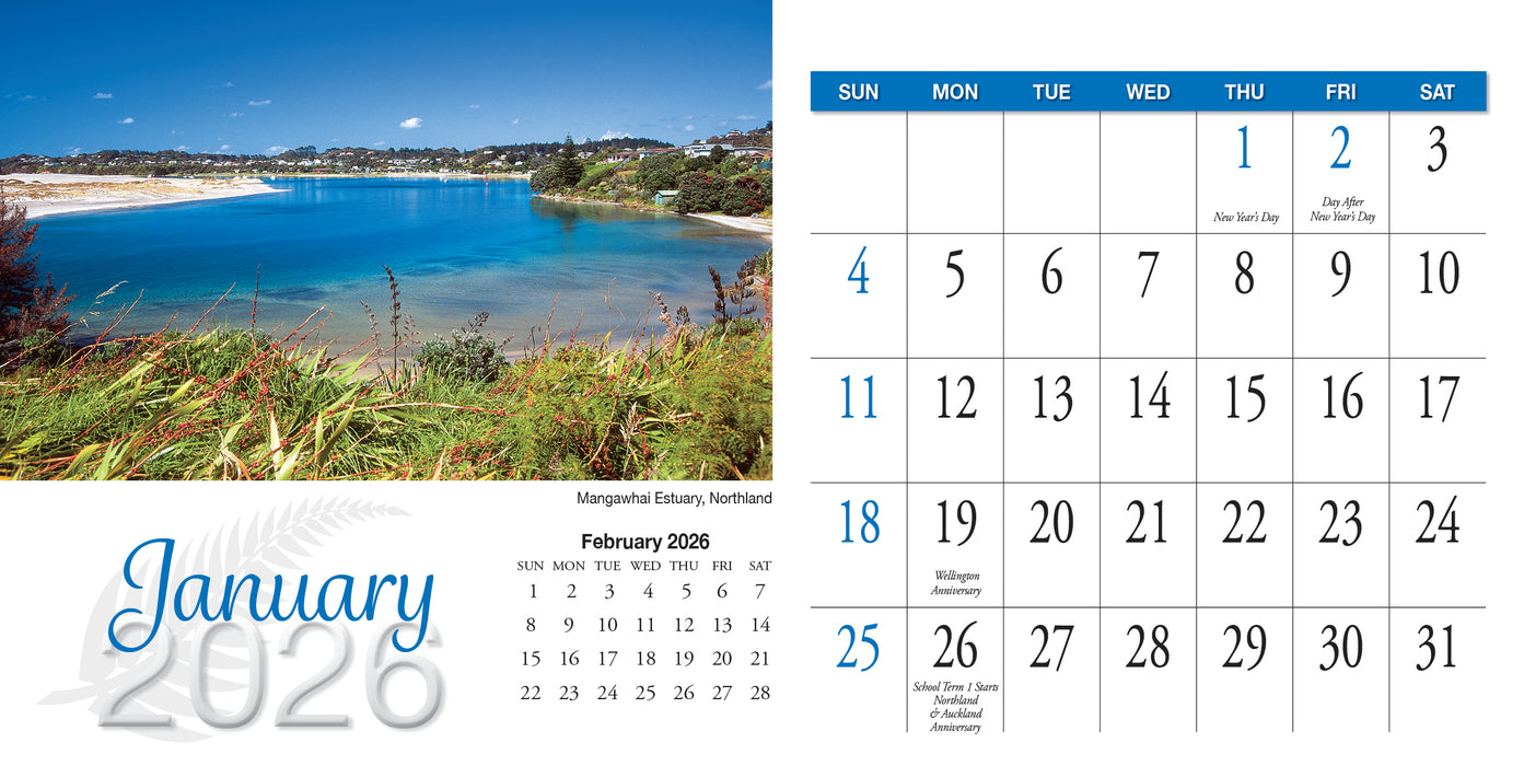 New Zealand Scenice Desk 2026 Desk Easel