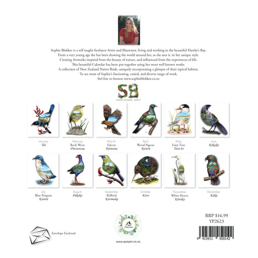 Natives Birds Eye View Sophie Blokker 2026 Square Wall Calendar