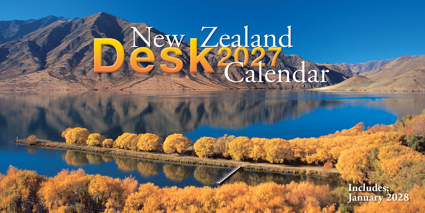 New Zealand Scenic 2027 Desk Organiser