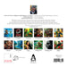Maori Artwork by Doug Healey 2027 Square Wall Calendar