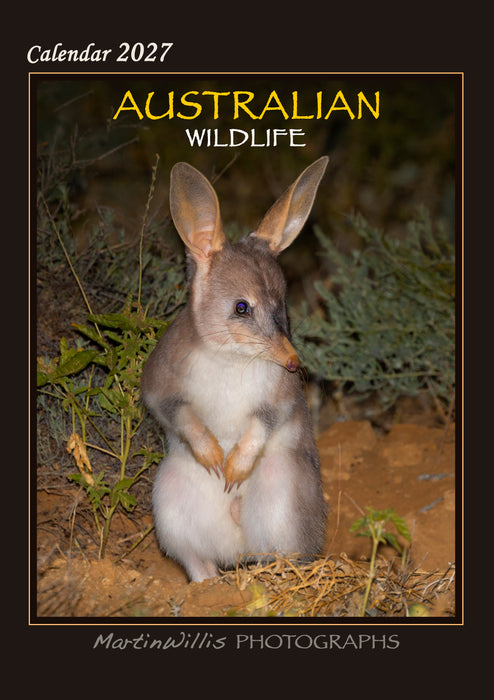 Australian Wildlife 2027 A4 Wall Calendar