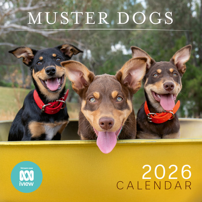 Muster Dogs 2026 Square Wall Calendar