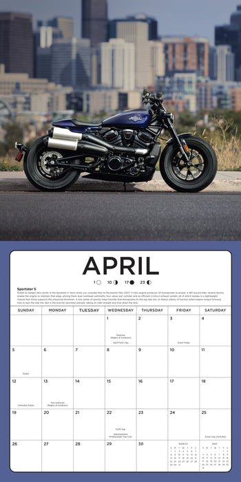 Harley Davidson 2026 Square Wall Calendar