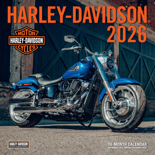 Harley Davidson 2026 Square Wall Calendar