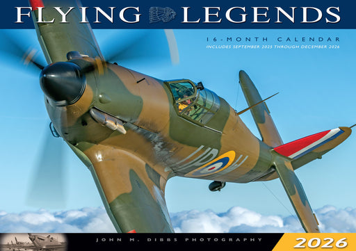 Flying Legends 2026 Large Wall Calendar