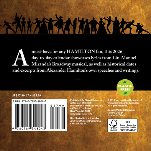 Hamilton 2026 Page-A-Day Calendar
