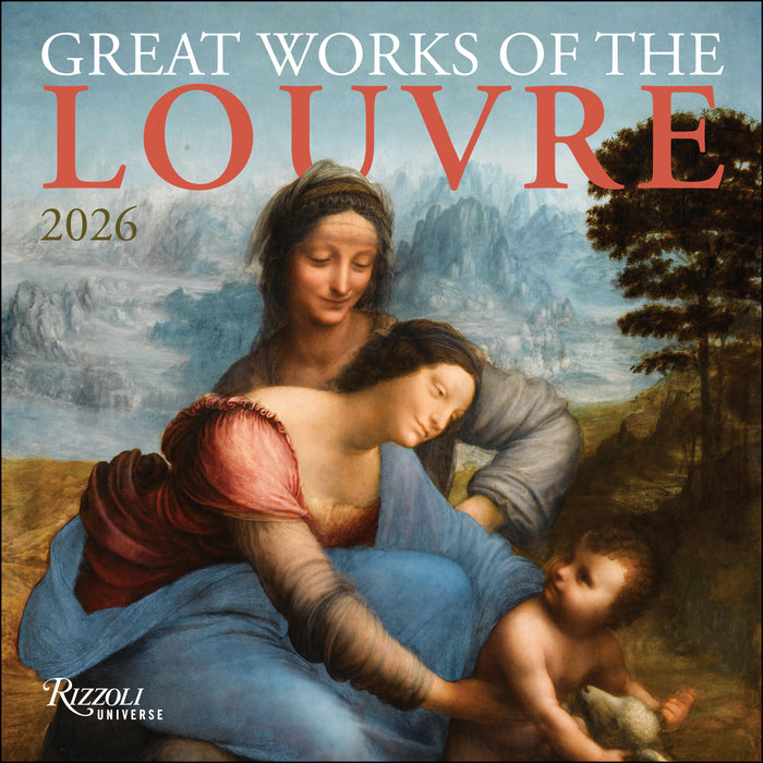 Great Works of the Louvre 2026 Square Wall Calendar