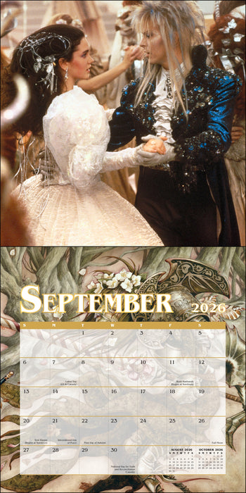 Jim Henson's Labyrinth 2026 Square Wall Calendar