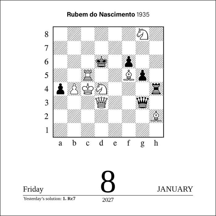Chess 2027 Page-A-Day Calendar