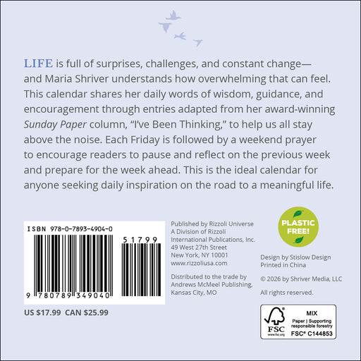 Daily Meditation Maria Shriver 2027 Page-A-Day Calendar (Online Exclusive)