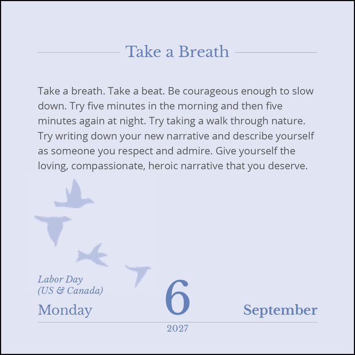 Daily Meditation Maria Shriver 2027 Page-A-Day Calendar (Online Exclusive)