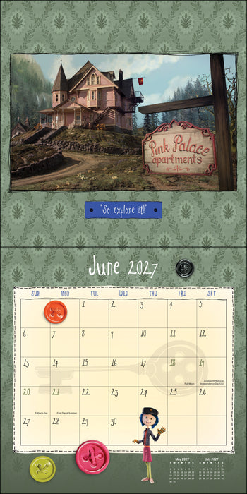 Coraline 2027 Square Wall Calendar