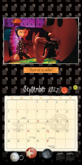 Coraline 2027 Square Wall Calendar