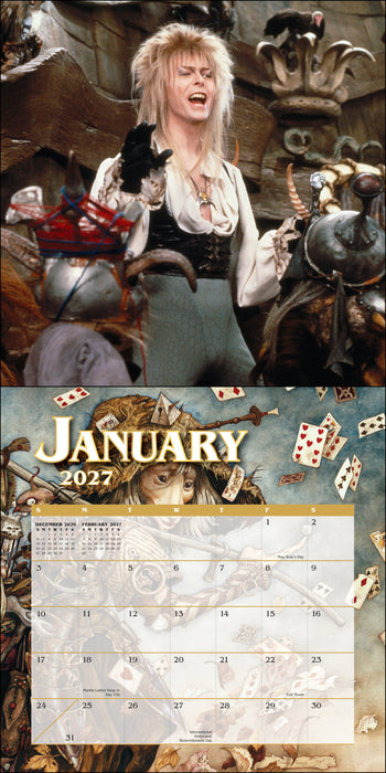 Jim Henson's Labyrinth 2027 Square Wall Calendar