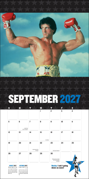 Rocky 2027 Square Wall Calendar
