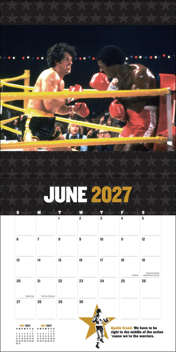 Rocky 2027 Square Wall Calendar