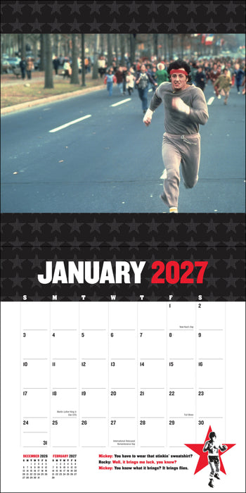 Rocky 2027 Square Wall Calendar