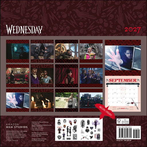 Wednesday 2027 Square Wall Calendar