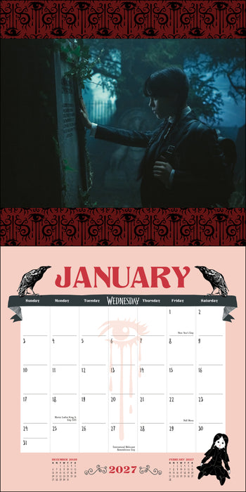 Wednesday 2027 Square Wall Calendar