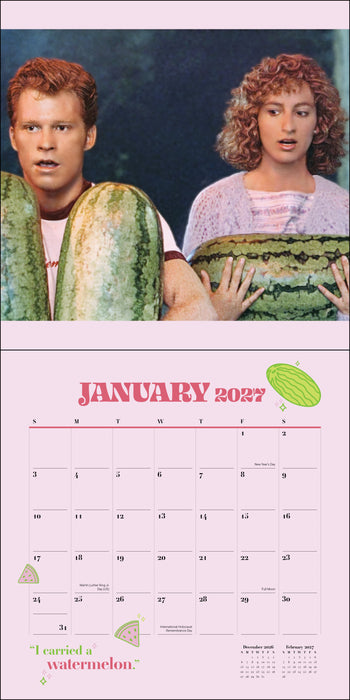 Dirty Dancing with Poster 2027 Square Wall Calendar