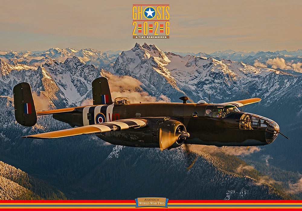 Ghosts A Time Remembered WW II 2026 Large Wall Calendar