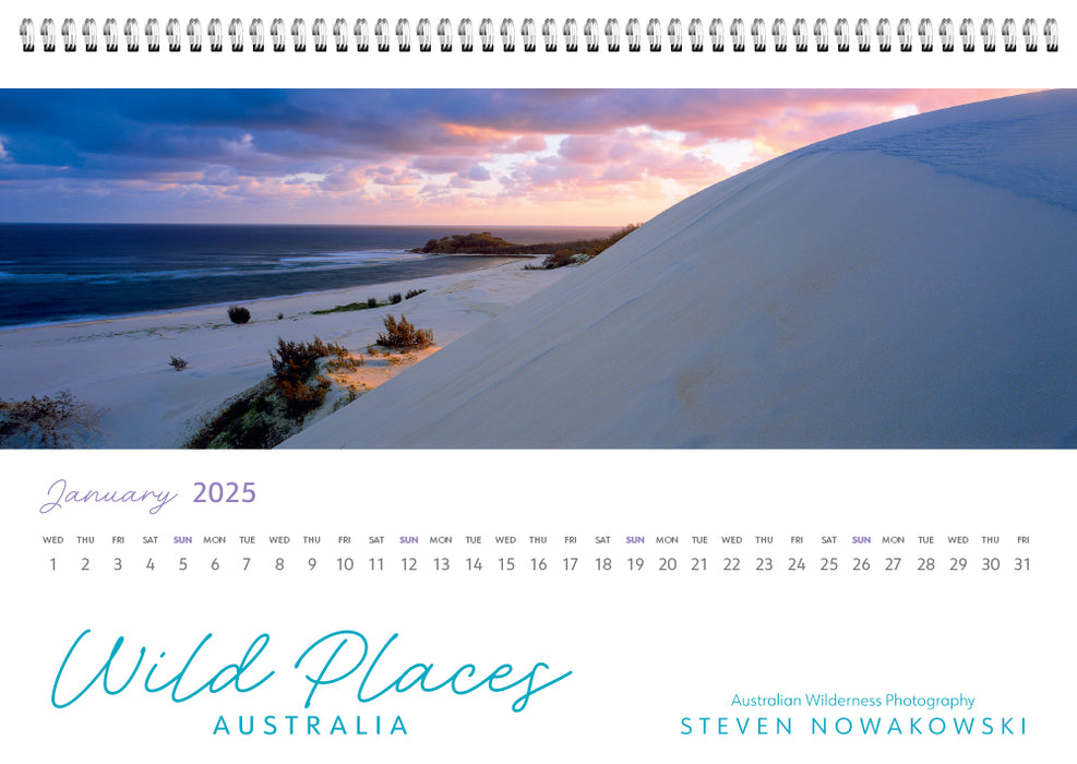 2025 Wild Places of Australia Desk Easel Calendar by  Steven Nowakowski Publishing from Calendar Club