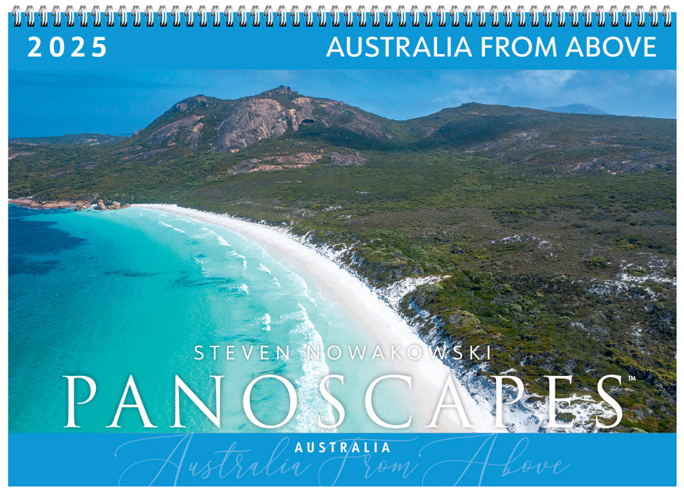 2025 Australia from Above Panoscapes Wall Calendar by  steven Nowakowski Publishing from Calendar Club