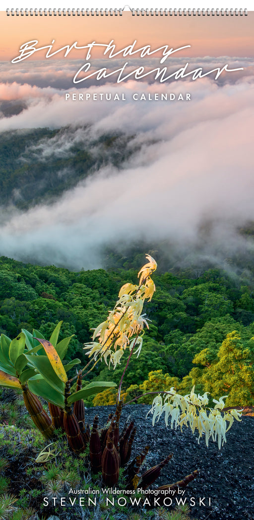 Steven Nowakowski Perpetual Birthday 2026 Slimline Wall Calendar