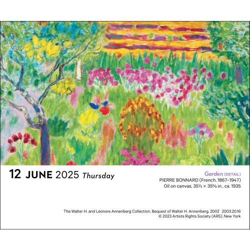 2025 Impressionism: Art of Flowers Page-A-Day Calendar