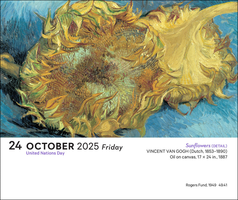 2025 Impressionism: Art of Flowers Page-A-Day Calendar