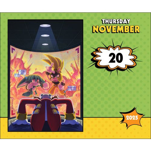 2025 Sonic the Hedgehog Comic Collection Page-A-Day Calendar