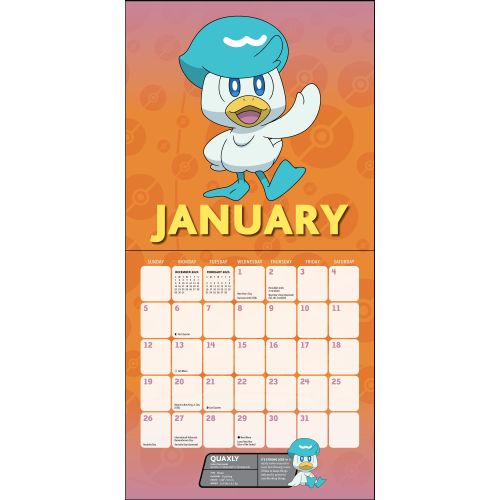 2025 Pokémon Wall Calendar