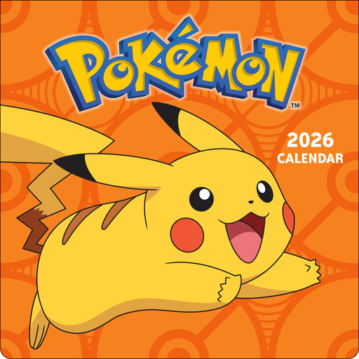 Pokemon 2026 Square Wall Calendar
