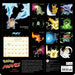 Pokemon Moves 2026 Square Wall Calendar