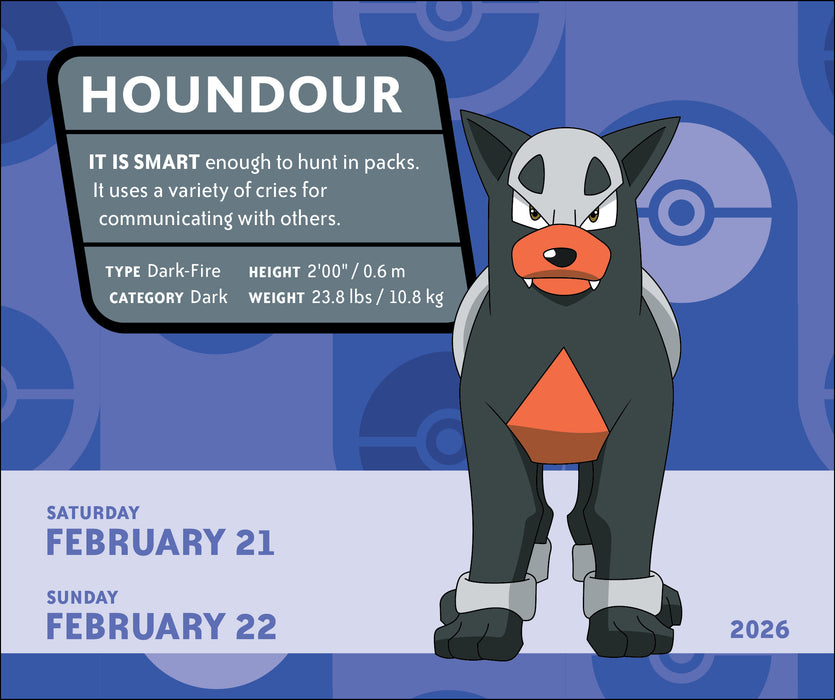 Pokemon 2026 Page-A-Day Calendar