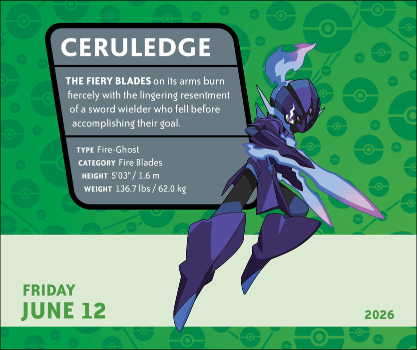 Pokemon 2026 Page-A-Day Calendar