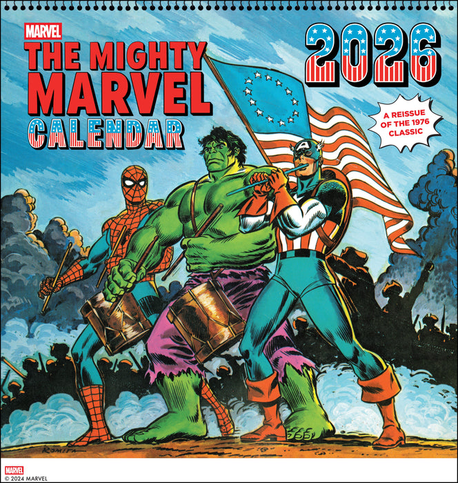 Mighty Marvel 2026 Square Wall Calendar