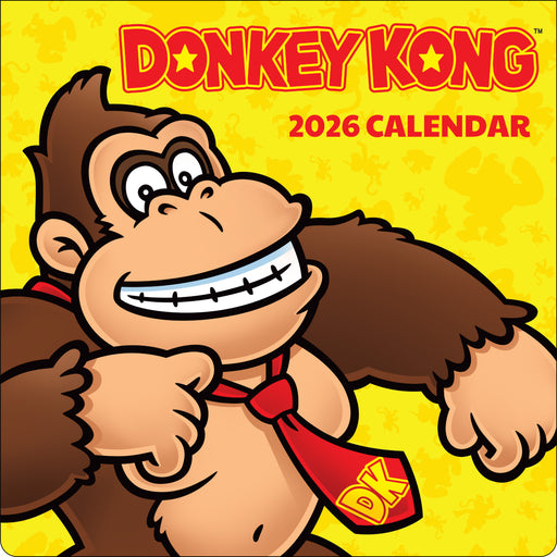 Donkey Kong 2026 Square Wall Calendar
