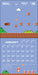 Super Mario Bros 8 Bit Retro WITH Die-cut Notecards 2026 Square Wall Calendar